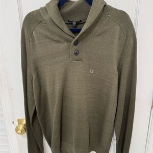 NWT Express Men's Green Pullover Sweater